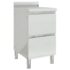 vidaXL Commercial Kitchen Cabinet with 2 Drawers 50x60x96 cm