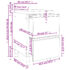 vidaXL Commercial Kitchen Cabinet with 2 Drawers 50x60x96 cm - Image 7