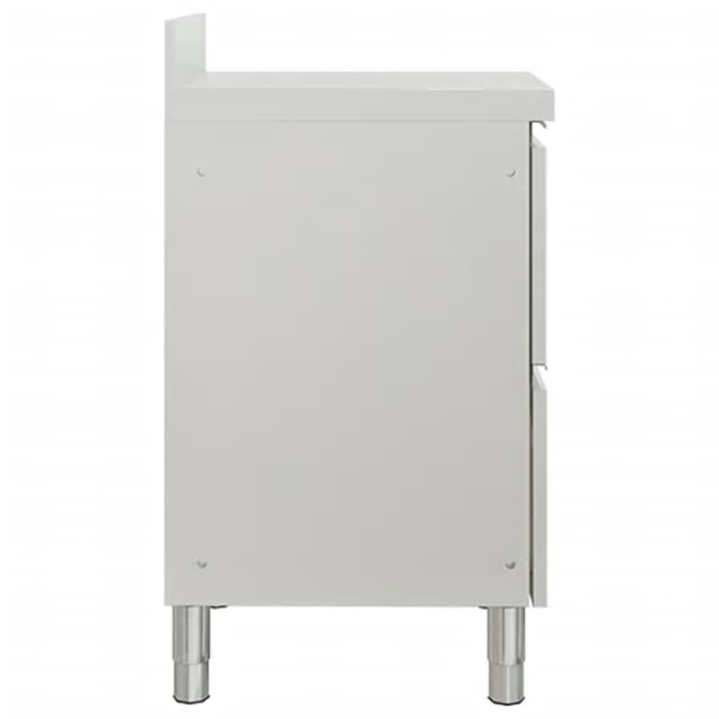 8720286642092_g_en_hd_4 vidaXL Commercial Kitchen Cabinets with 2 Drawers 2 pcs 50x60x96 cm - Image 5