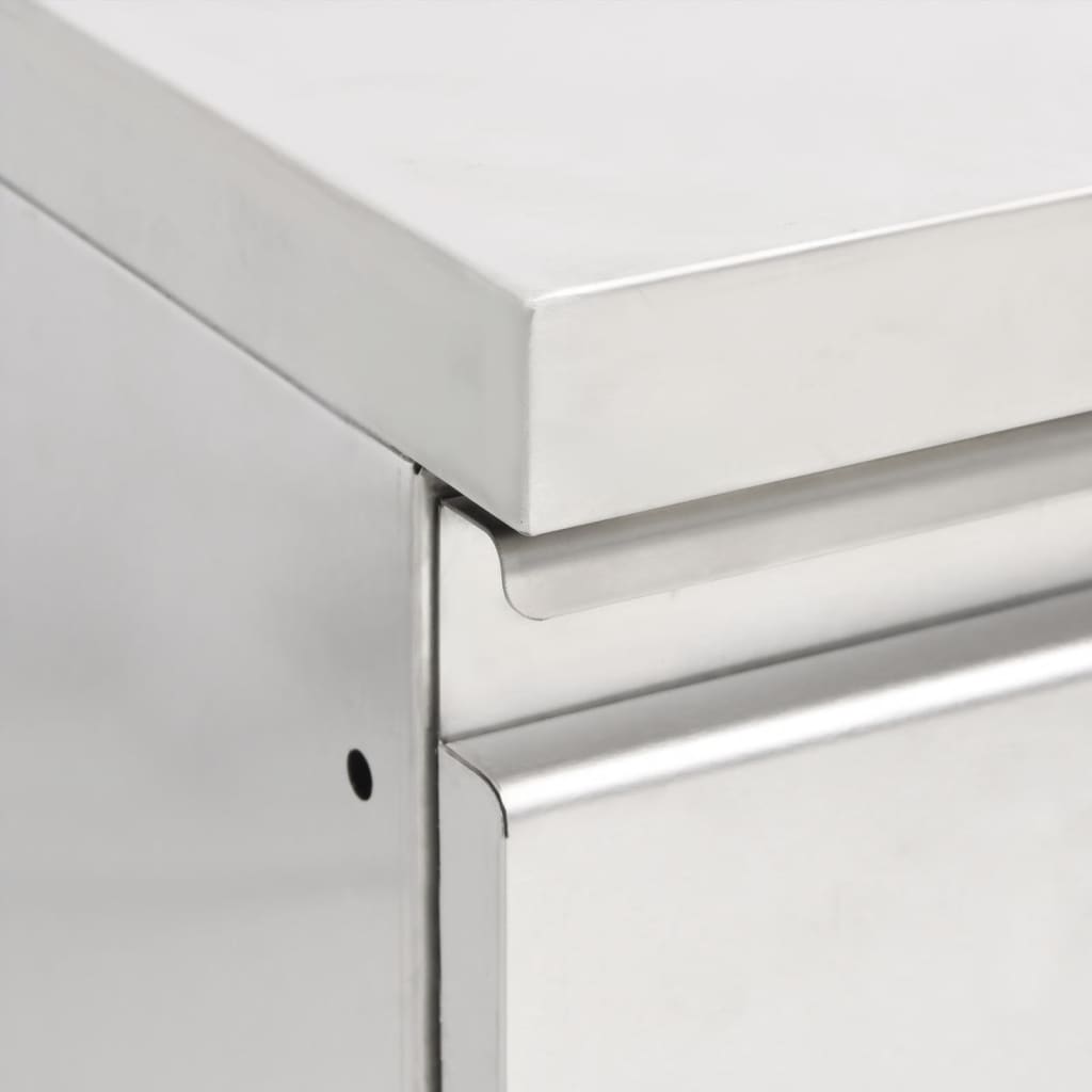 8720286642092_g_en_hd_5 vidaXL Commercial Kitchen Cabinets with 2 Drawers 2 pcs 50x60x96 cm - Image 6