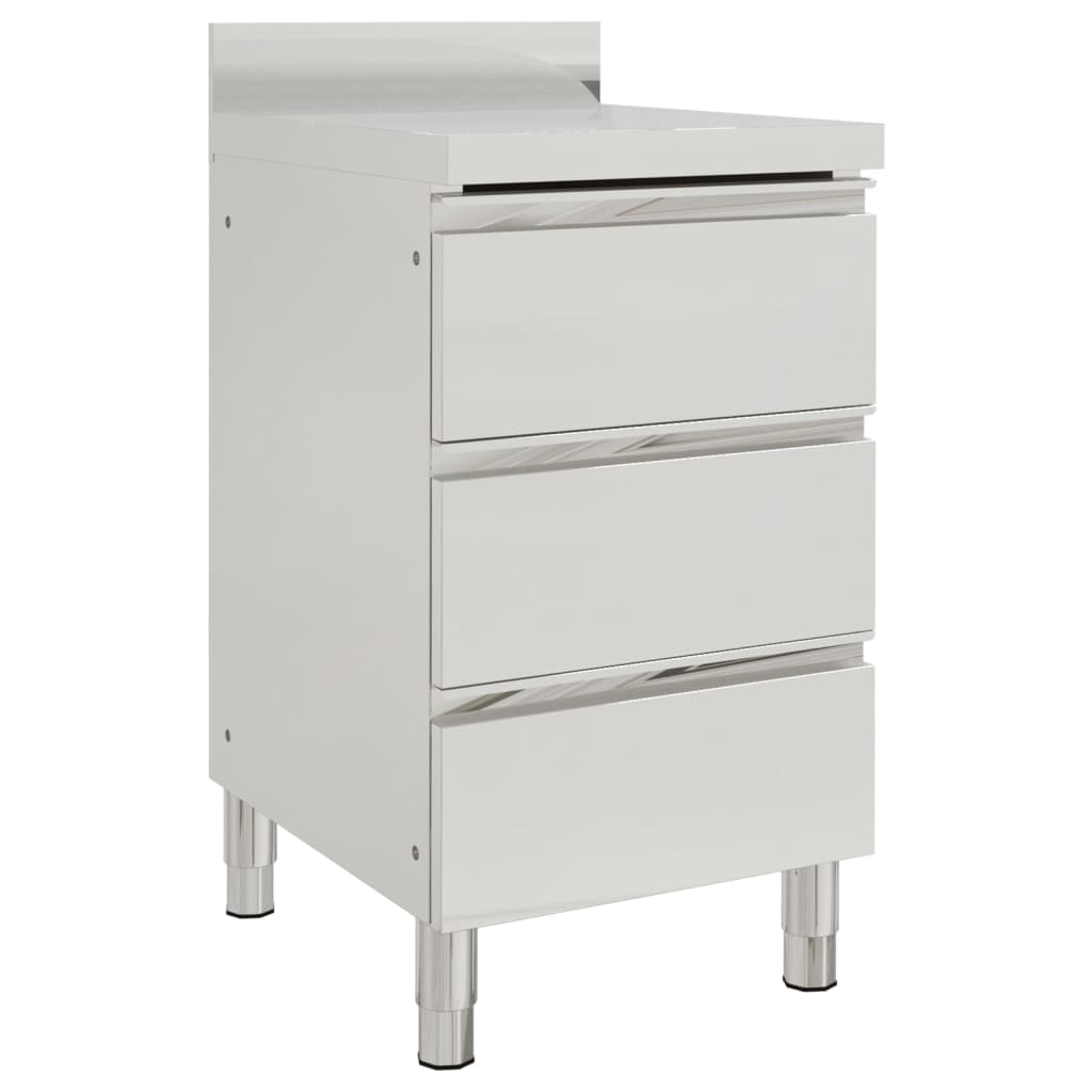 8720286642115_g_en_hd_1 vidaXL Commercial Kitchen Cabinets with 3 Drawers 2 pcs 50x60x96 cm - Image 2