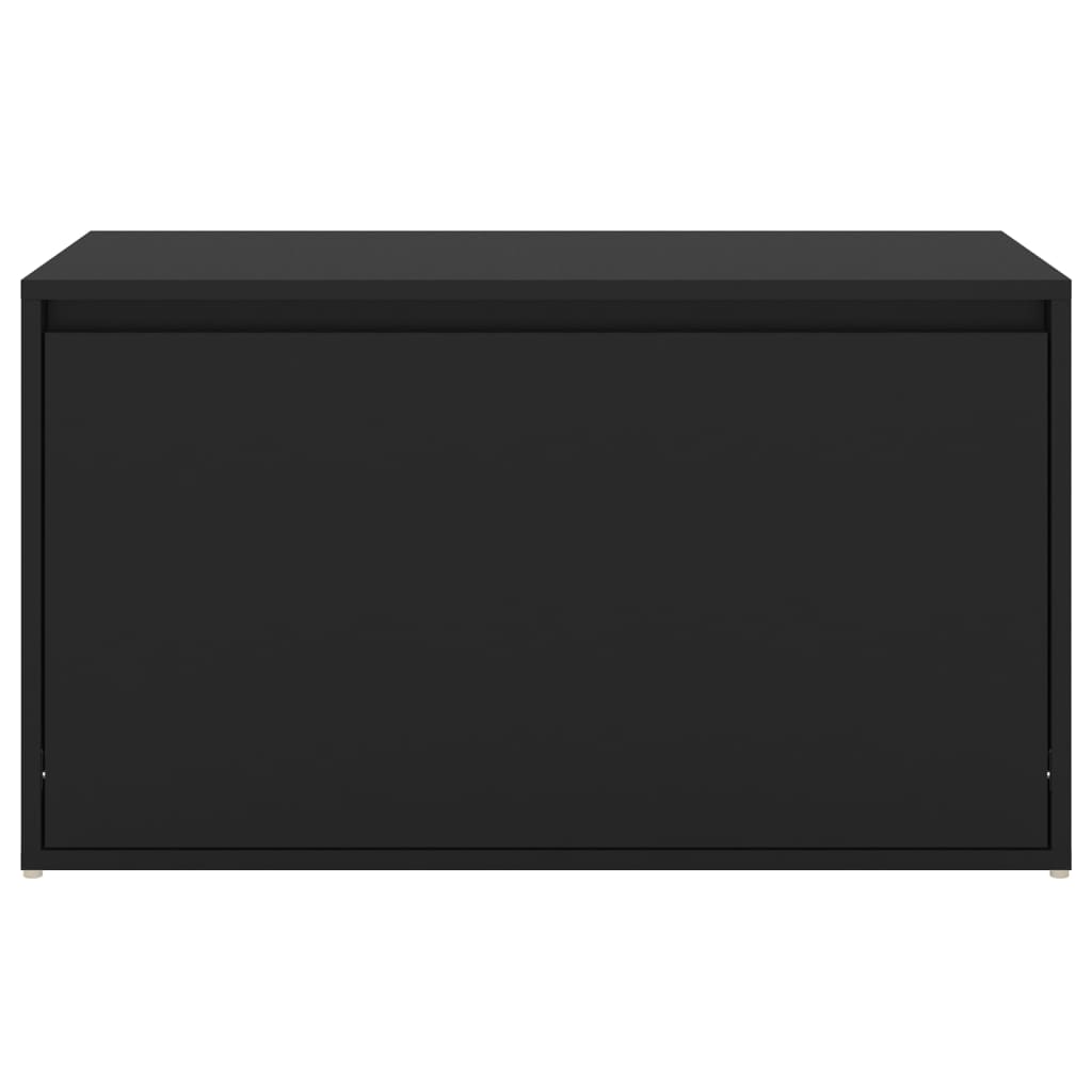 8720286642641_g_en_hd_3 vidaXL Hall Bench 80x40x45 cm Black Engineered Wood - Image 5