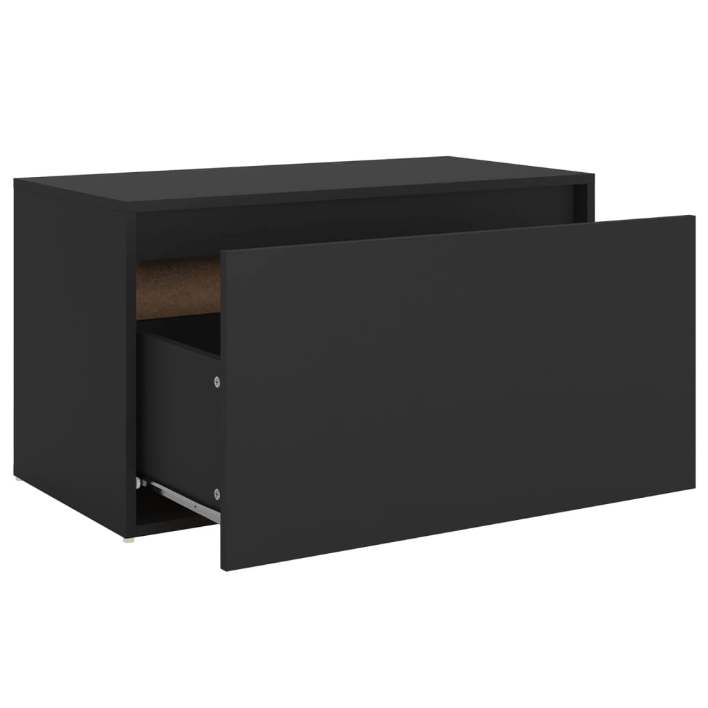 8720286642641_g_en_hd_4 vidaXL Hall Bench 80x40x45 cm Black Engineered Wood - Image 6