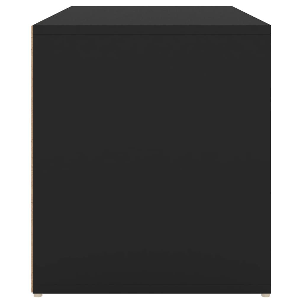 8720286642641_g_en_hd_5 vidaXL Hall Bench 80x40x45 cm Black Engineered Wood - Image 7