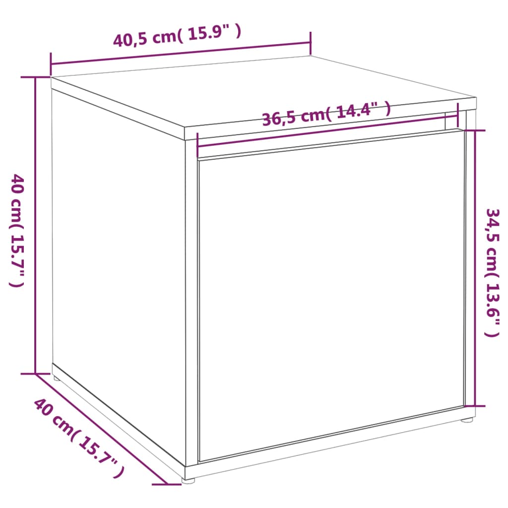 8720286643716_g_en_hd_7 vidaXL Box Drawer White 40.5x40x40 cm Engineered Wood - Image 10