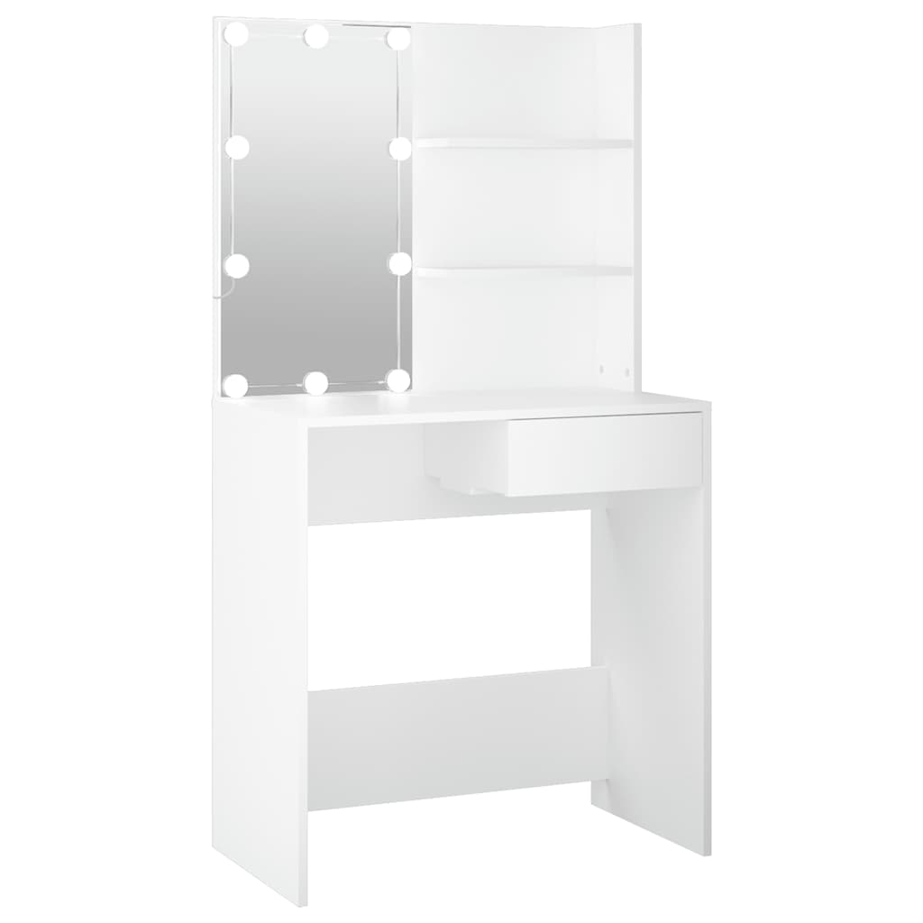 8720286643983_a_en_hd_1 vidaXL Dressing Table with LED White 74.5x40x141 cm - Image 2