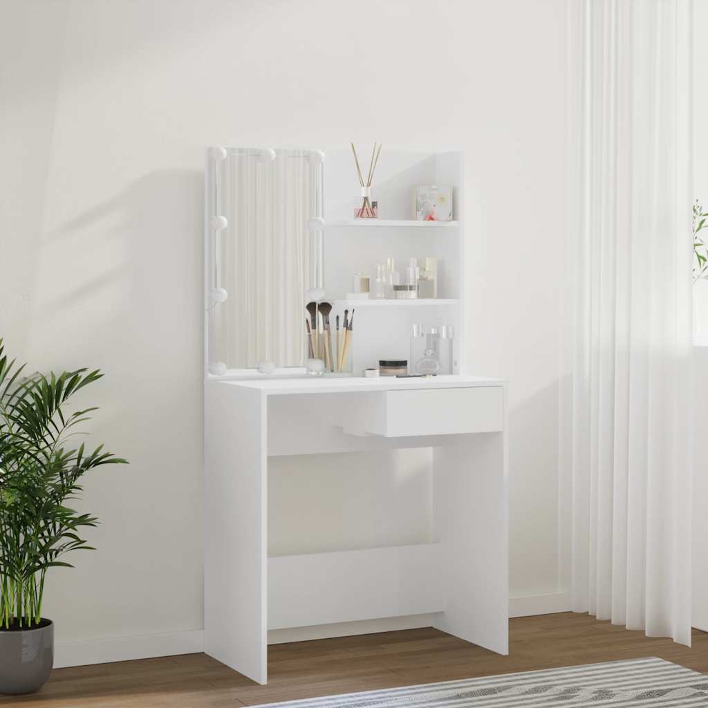 8720286643983_g_en_hd_3 vidaXL Dressing Table with LED White 74.5x40x141 cm - Image 6