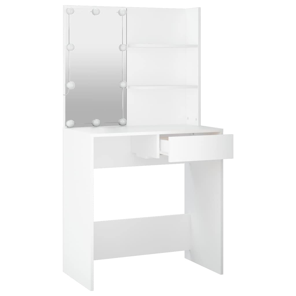 8720286643983_g_en_hd_5 vidaXL Dressing Table with LED White 74.5x40x141 cm - Image 8