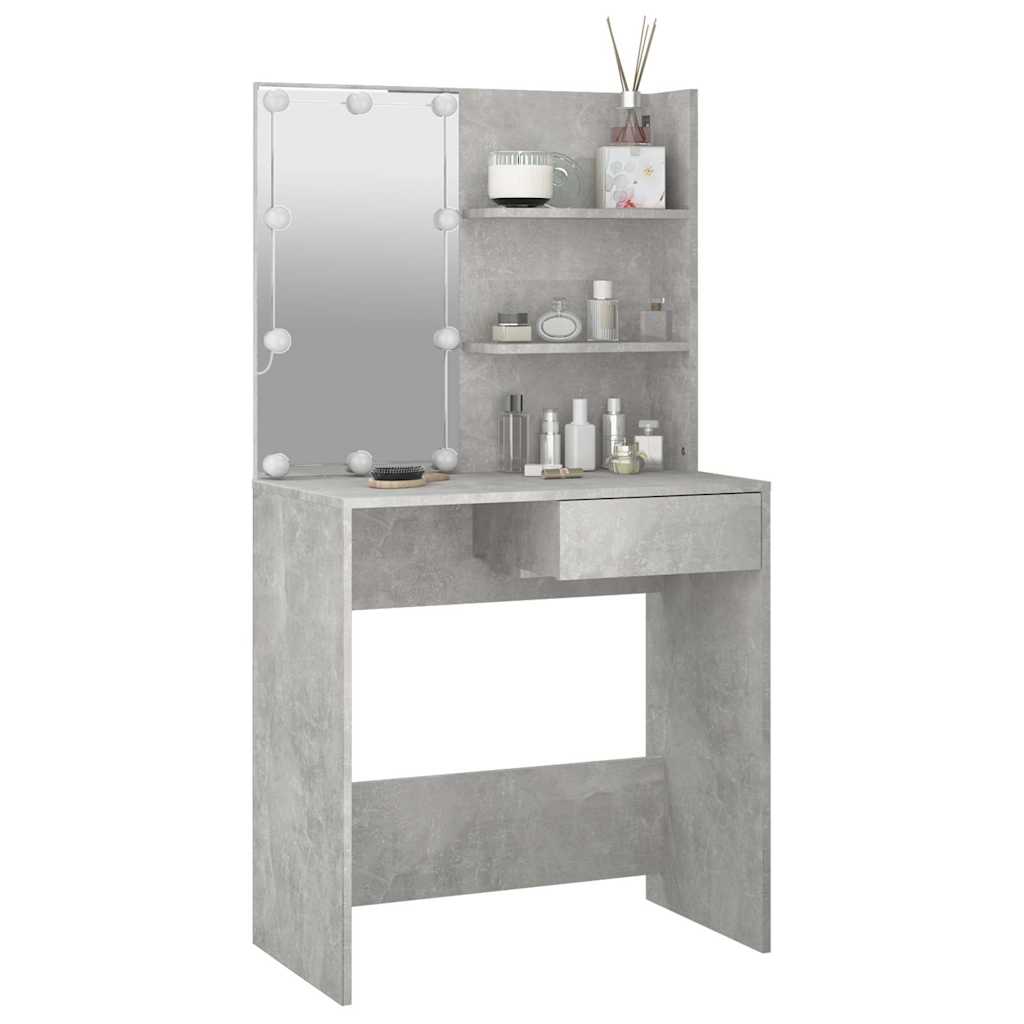 8720286644027_g_en_hd_1 vidaXL Dressing Table with LED Concrete Grey 74.5x40x141 cm - Image 4