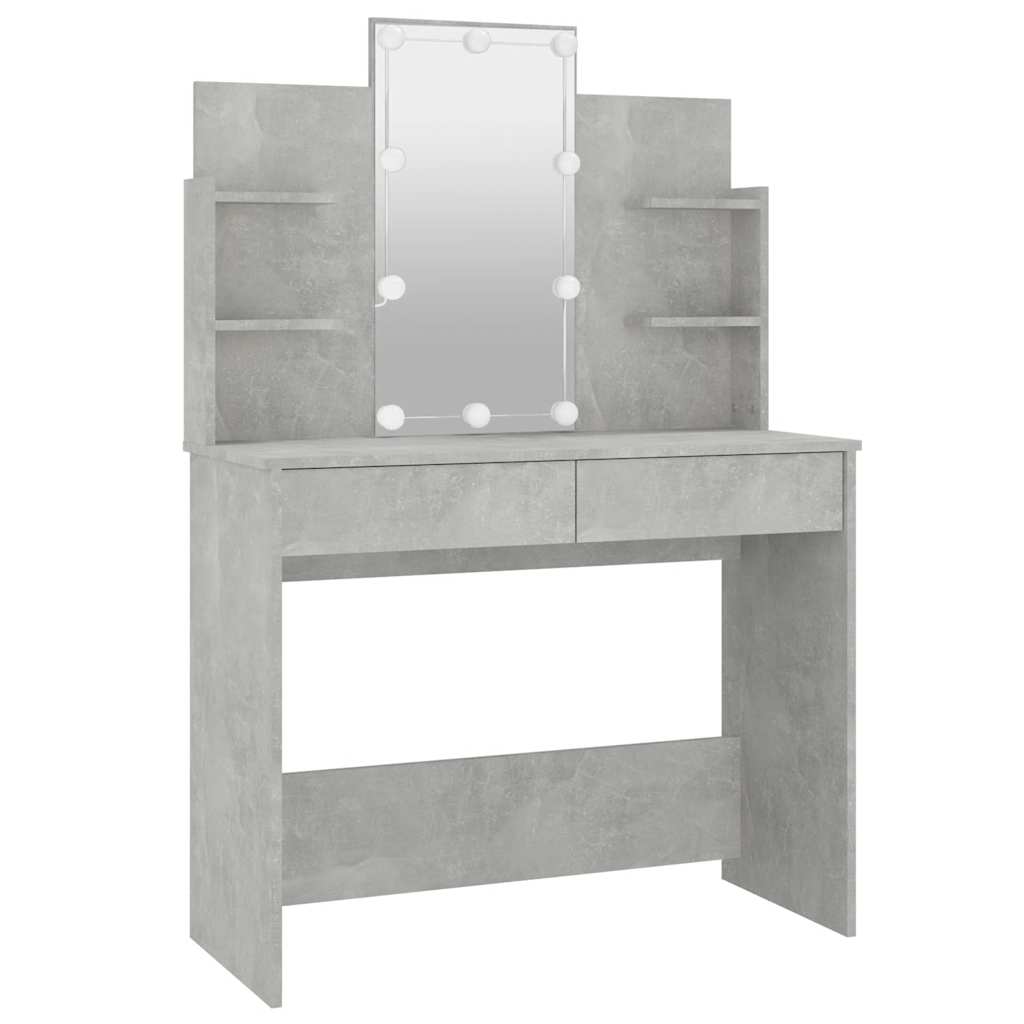 8720286644201_g_en_hd_1 vidaXL Dressing Table with LED Concrete Grey 96x40x142 cm - Image 4