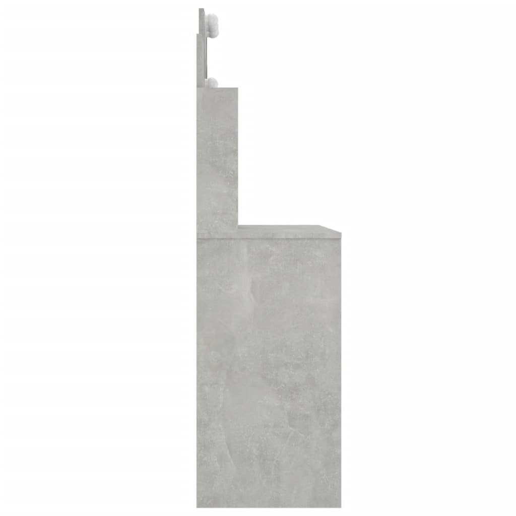 8720286644201_g_en_hd_4 vidaXL Dressing Table with LED Concrete Grey 96x40x142 cm - Image 7