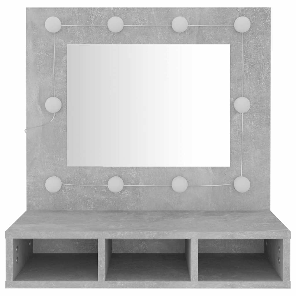 8720286644836_g_en_hd_3 vidaXL Mirror Cabinet with LED Concrete Grey 60x31.5x62 cm - Image 5