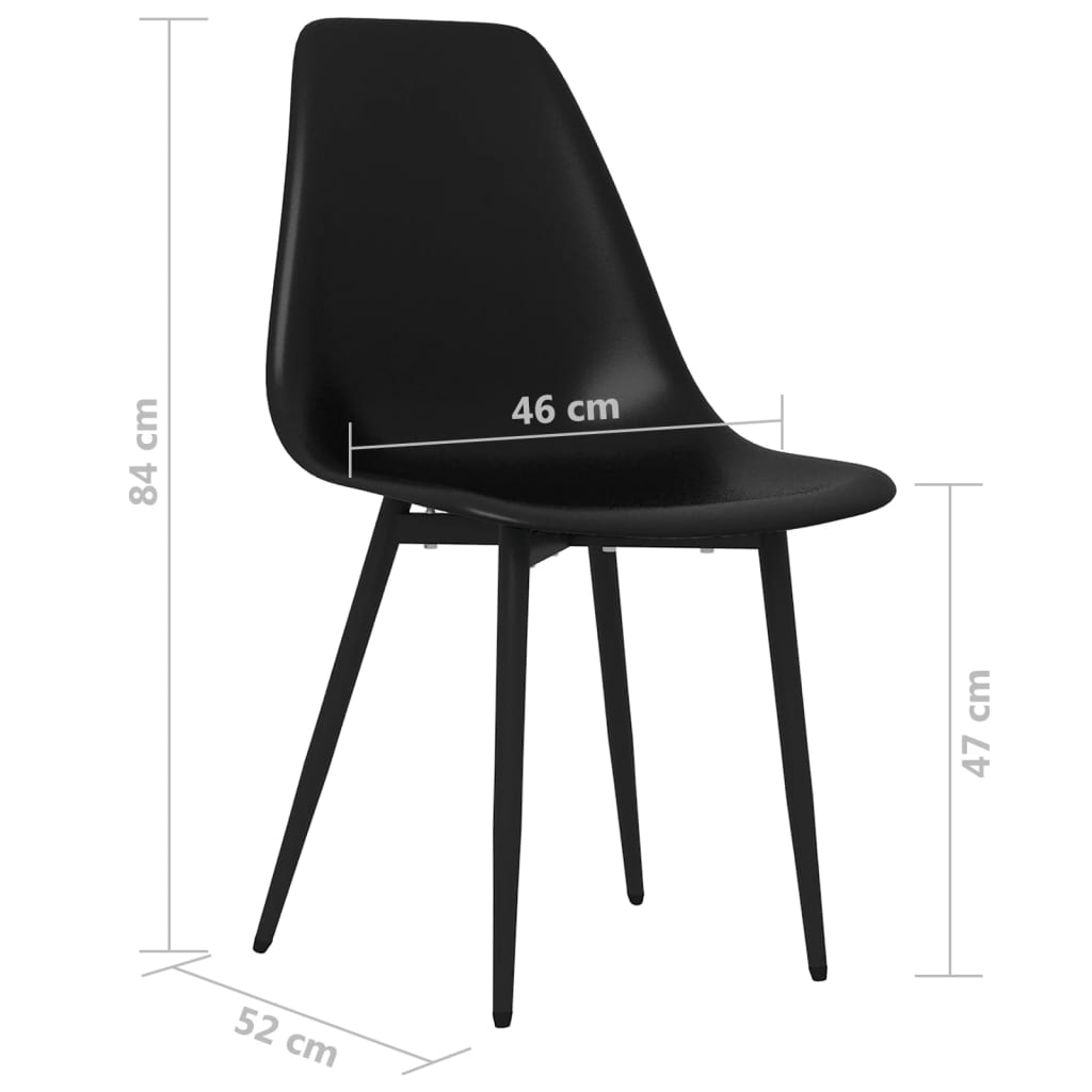 8720286645079_g_en_hd_5 vidaXL Dining Chairs 2 pcs Black PP - Image 7