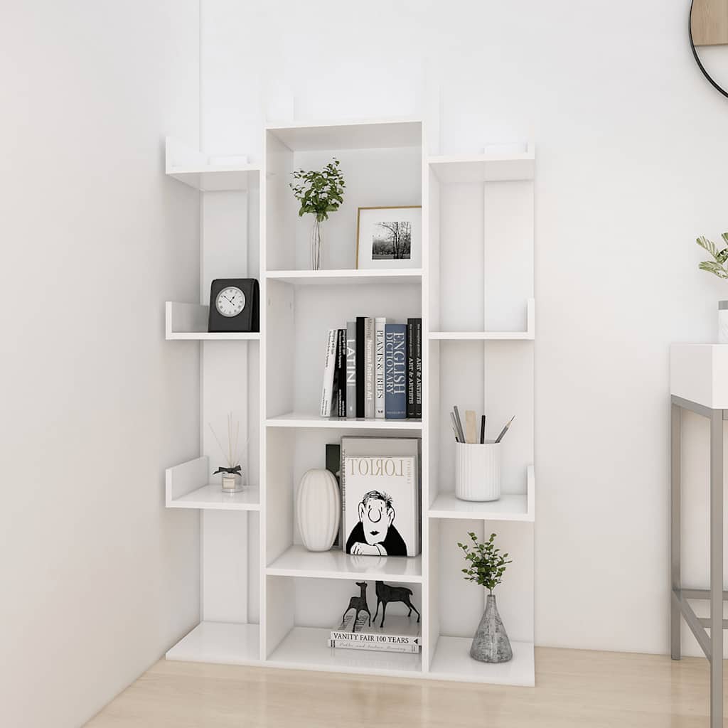 8720286645802_g_en_hd_1 vidaXL Book Cabinet White 86x25.5x140 cm Engineered Wood - Image 4