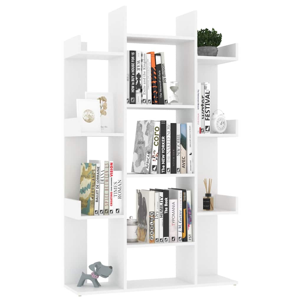 8720286645802_g_en_hd_2 vidaXL Book Cabinet White 86x25.5x140 cm Engineered Wood - Image 5