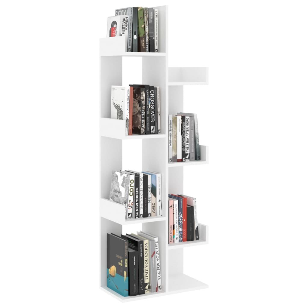 8720286645895_g_en_hd_2 vidaXL Book Cabinet White 48x25.5x140 cm Engineered Wood - Image 5