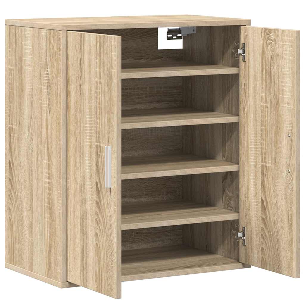 8720286646014_g_en_hd_5 vidaXL Shoe Cabinet Sonoma Oak 60x35x70 cm Engineered Wood - Image 8
