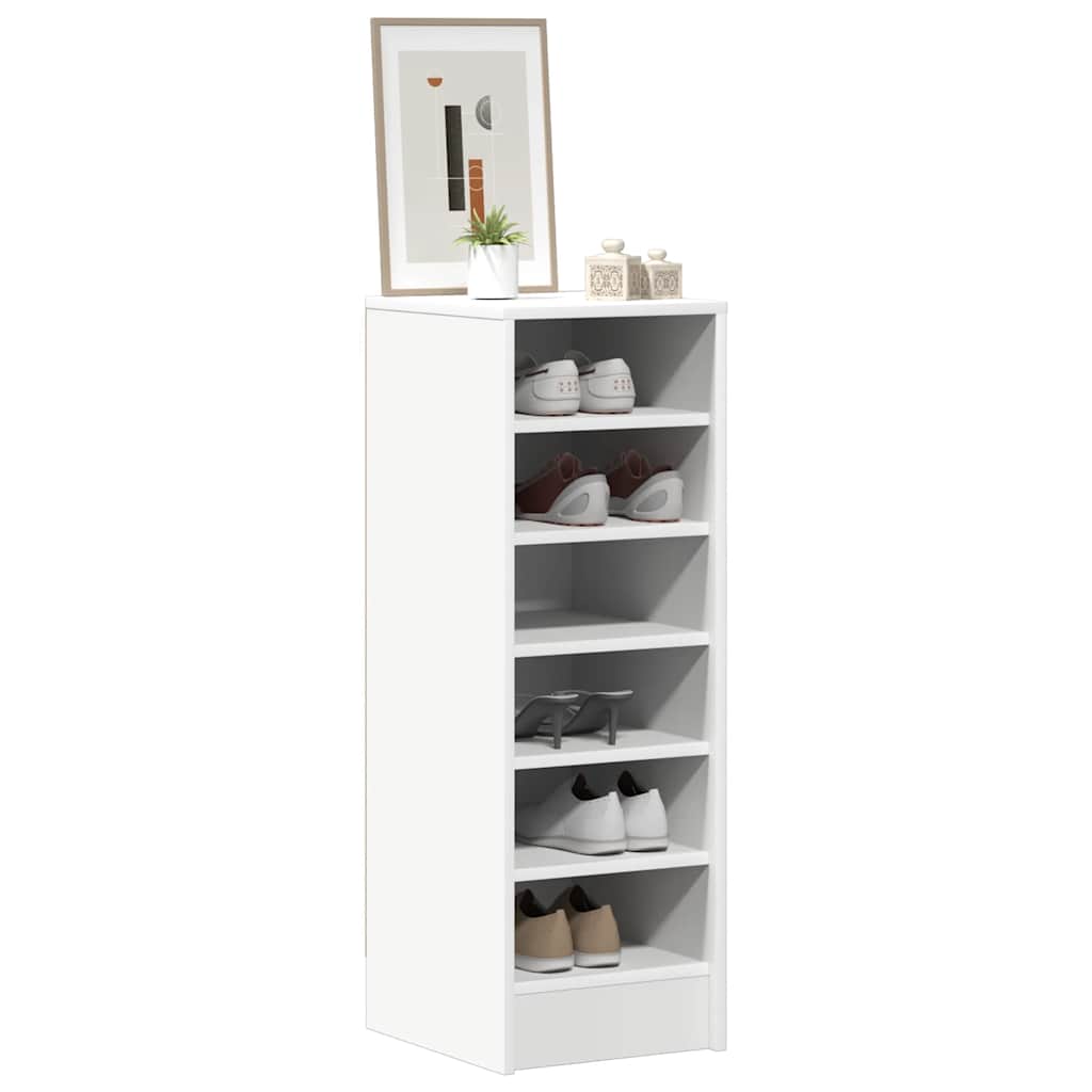 8720286646793_g_en_hd_1 vidaXL Shoe Cabinet White 31.5x35x90 cm Engineered Wood - Image 4