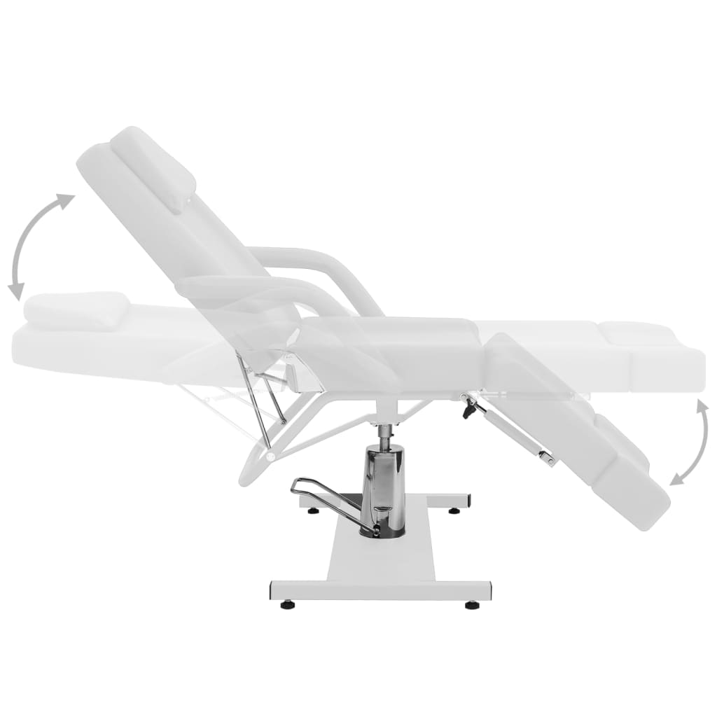 8720286646892_g_en_hd_3 vidaXL Beauty Treatment Chair Faux Leather White 180x62x78 cm - Image 4