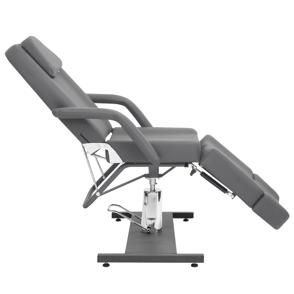 8720286646915_g_en_hd_2 vidaXL Beauty Treatment Chair Faux Leather Grey 180x62x78 cm - Image 3