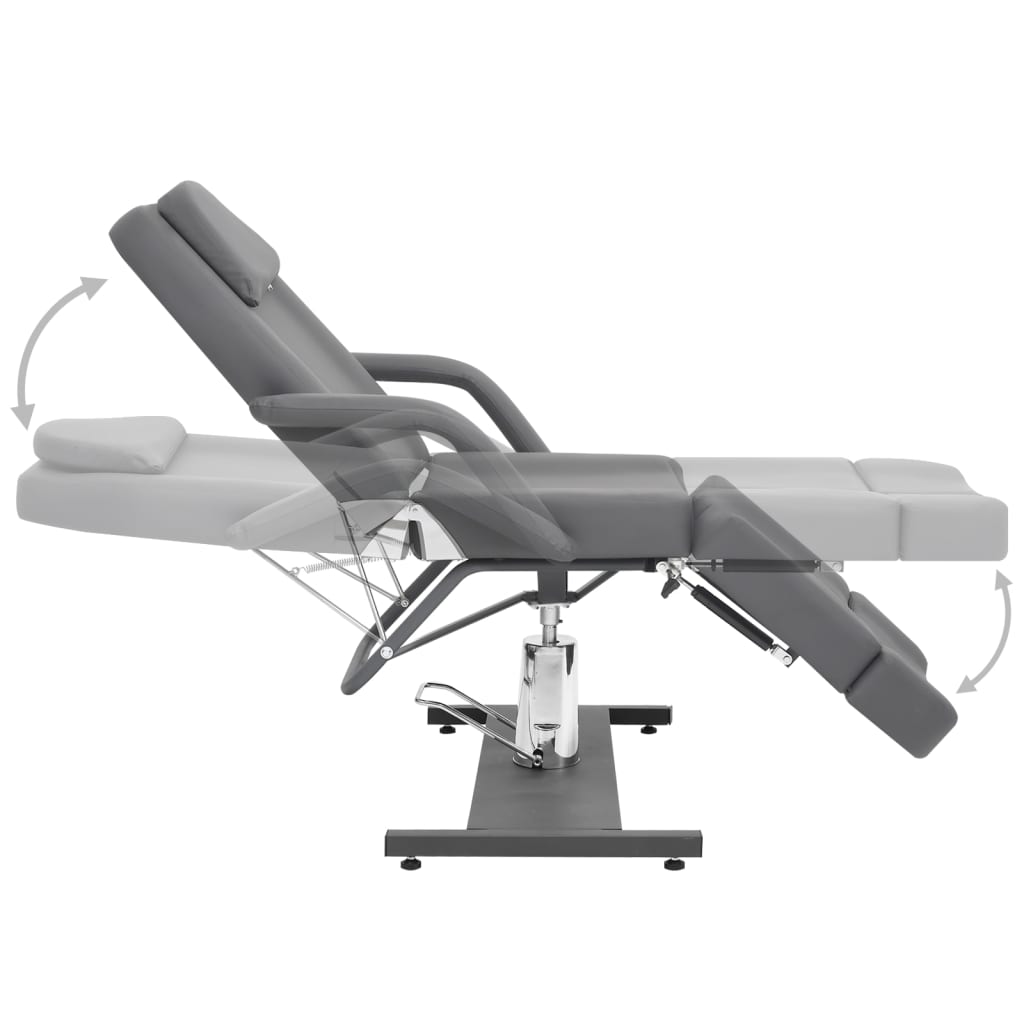 8720286646915_g_en_hd_3 vidaXL Beauty Treatment Chair Faux Leather Grey 180x62x78 cm - Image 4