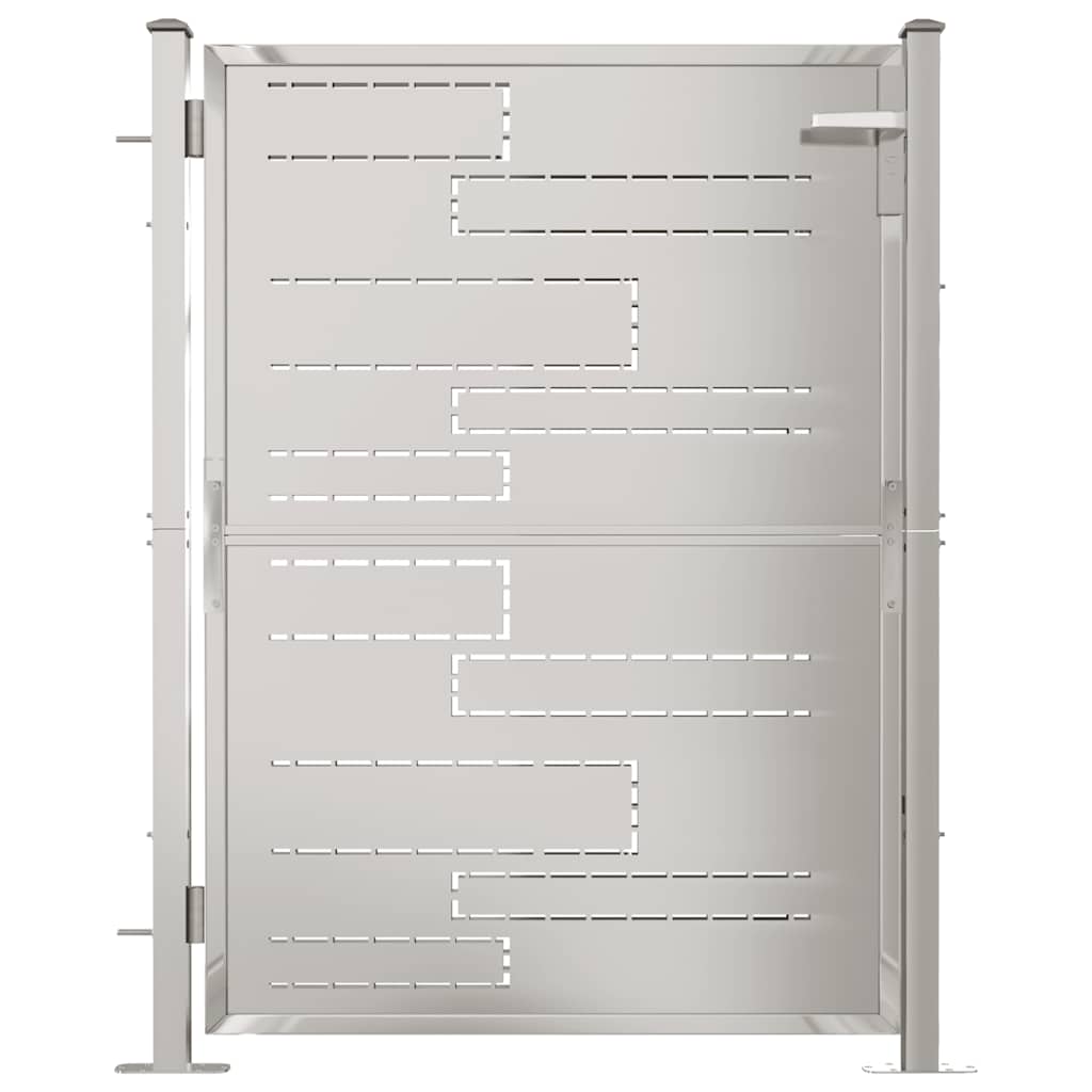 8720286647448_a_en_hd_1 vidaXL Garden Gate 100x120 cm Stainless Steel - Image 2