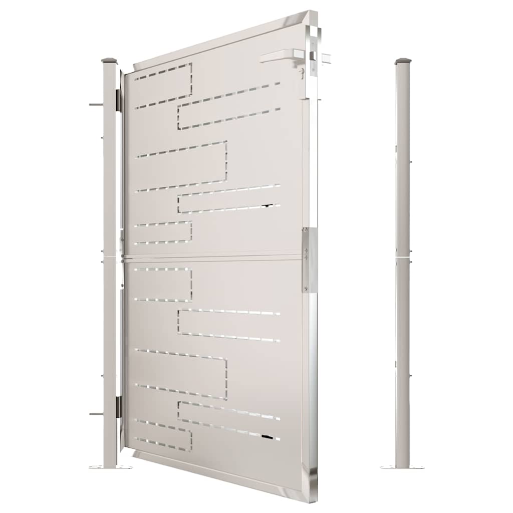 8720286647448_g_en_hd_3 vidaXL Garden Gate 100x120 cm Stainless Steel - Image 5