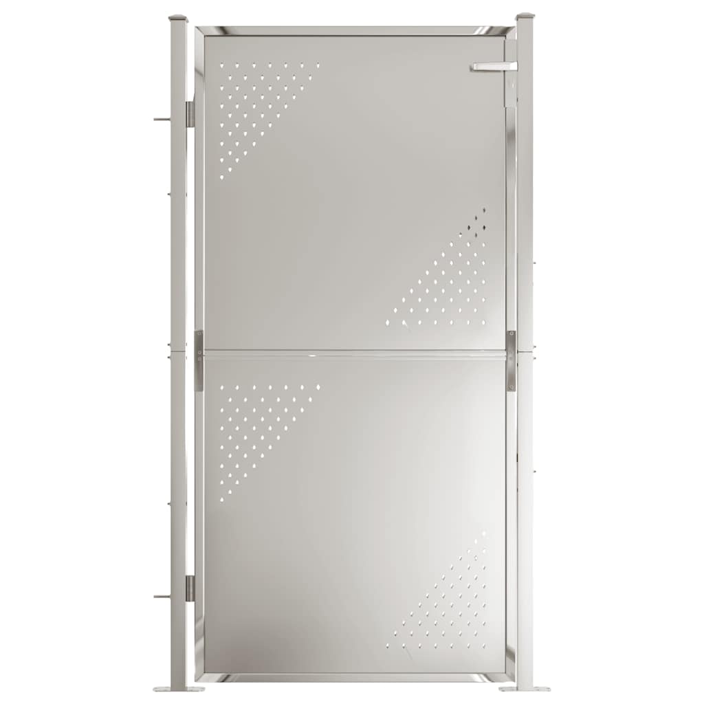 8720286647561_a_en_hd_1 vidaXL Garden Gate 100x175 cm Stainless Steel - Image 2