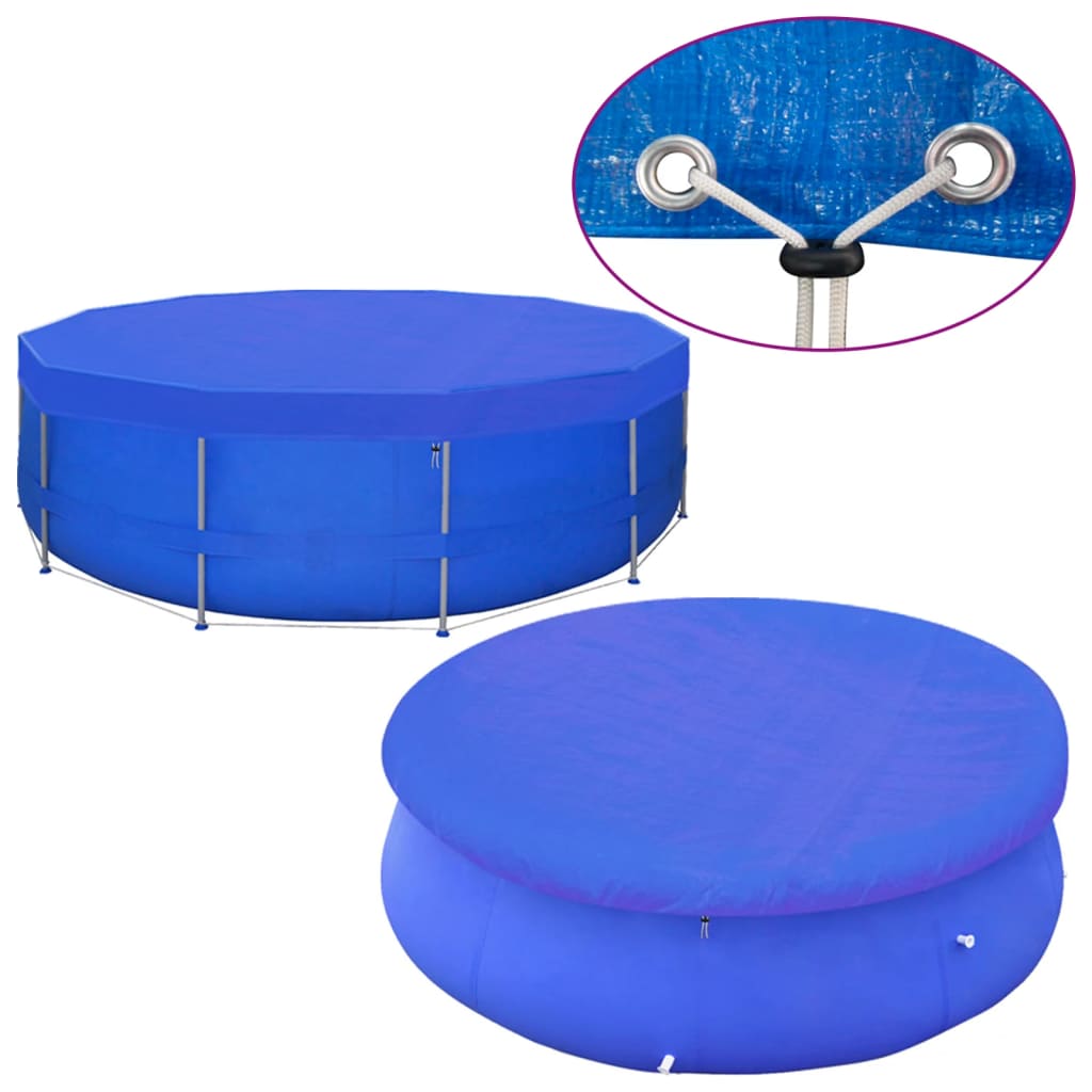 8720286648261_g_en_hd_3 vidaXL Pool Covers 2 pcs PE Round 460 cm 90 g/m² - Image 4