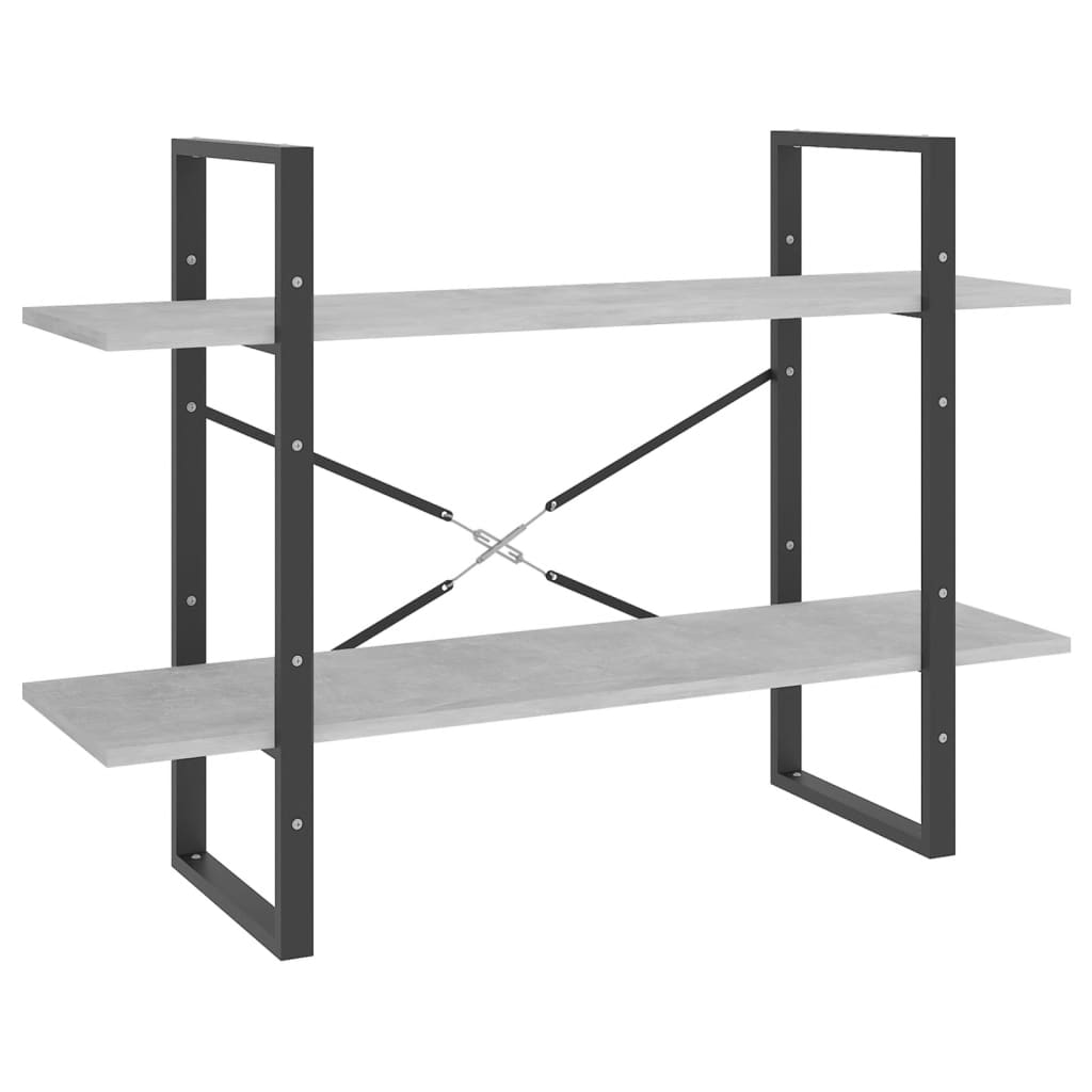 8720286649589_g_en_hd_2 vidaXL 5-Tier Book Cabinet Concrete Grey 100x30x175 cm Engineered Wood - Image 5
