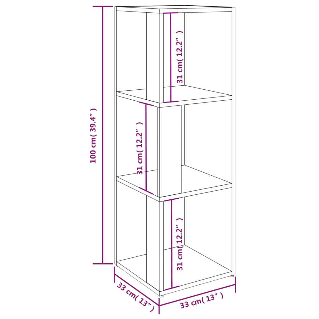 8720286649824_g_en_hd_6 vidaXL Corner Cabinet White 33x33x100 cm Engineered Wood - Image 9