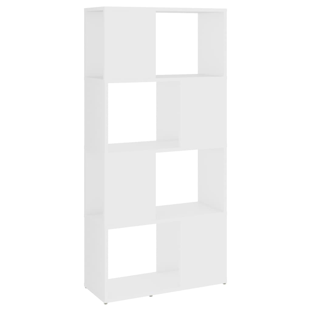 8720286650363_a_en_hd_1 vidaXL Book Cabinet Room Divider White 60x24x124.5 cm Engineered Wood - Image 2