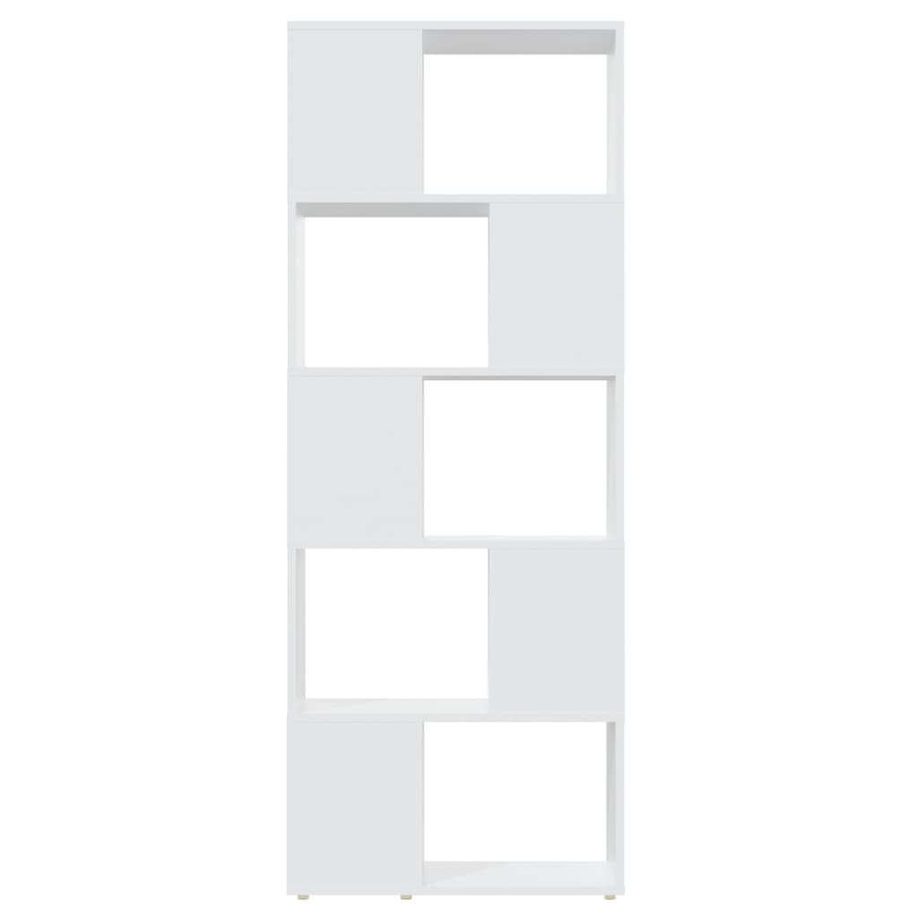 8720286650455_g_en_hd_3 vidaXL Book Cabinet Room Divider White 60x24x155 cm Engineered Wood - Image 6