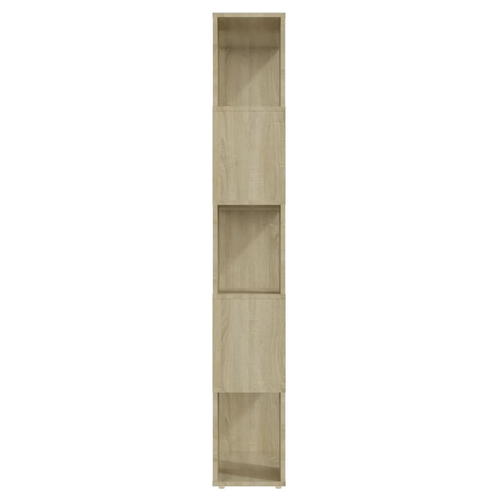 8720286650486_g_en_hd_4 vidaXL Book Cabinet Room Divider Sonoma Oak 60x24x155 cm - Image 7