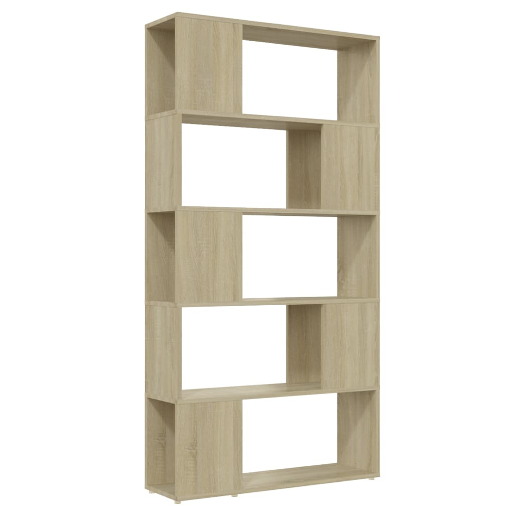8720286651025_a_en_hd_1 vidaXL Book Cabinet Room Divider Sonoma Oak 80x24x155 cm Engineered Wood - Image 2