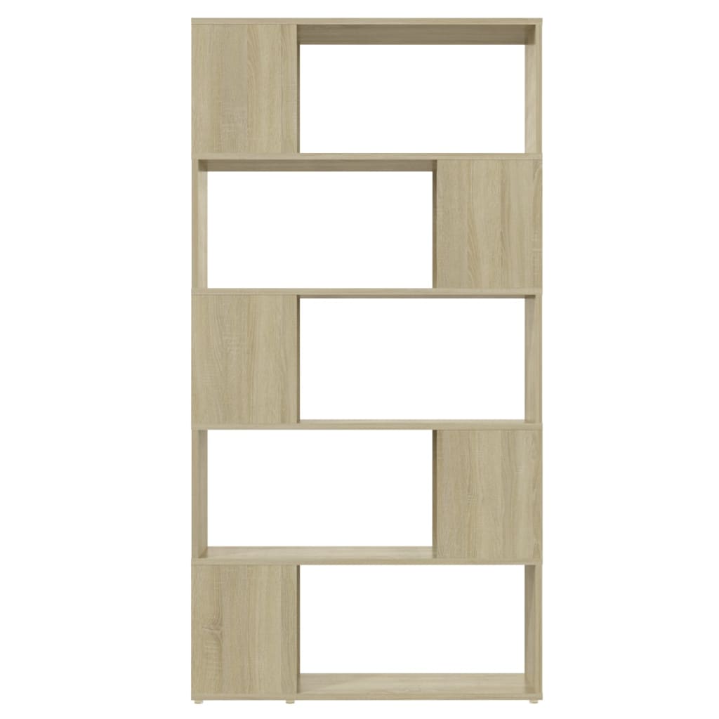 8720286651025_g_en_hd_1 vidaXL Book Cabinet Room Divider Sonoma Oak 80x24x155 cm Engineered Wood - Image 4