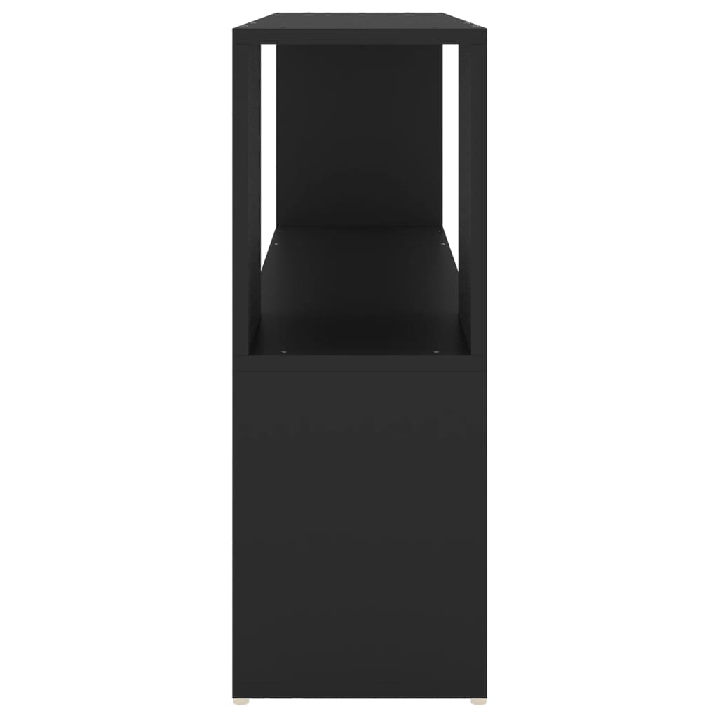 8720286651278_g_en_hd_2 vidaXL Book Cabinet Black 100x24x63 cm Engineered Wood - Image 5