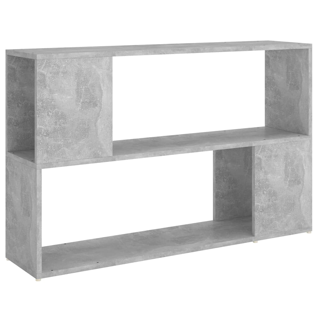 8720286651308_a_en_hd_1 vidaXL Book Cabinet Concrete Grey 100x24x63 cm Engineered Wood - Image 2
