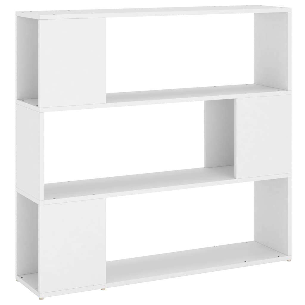 8720286651353_a_en_hd_1 vidaXL Book Cabinet Room Divider White 100x24x94 cm - Image 2
