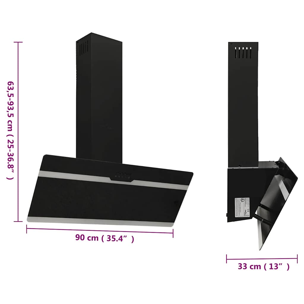 8720286651872_g_en_hd_8 vidaXL Wall Range Hood 90 cm Steel and Tempered Glass Black - Image 10