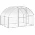 vidaXL Outdoor Chicken Coop 3x2x2 m Galvanised Steel
