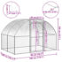 vidaXL Outdoor Chicken Coop 3x2x2 m Galvanised Steel - Image 4
