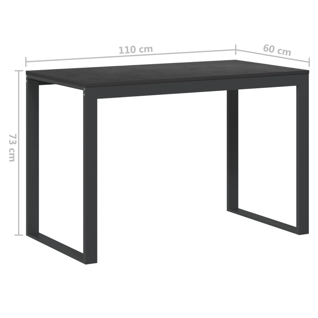 8720286652336_g_en_hd_4 vidaXL Computer Desk Black 110x60x73 cm Engineered Wood - Image 6