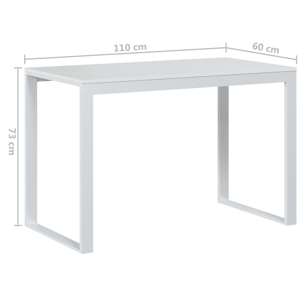 8720286652343_g_en_hd_4 vidaXL Computer Desk White 110x60x73 cm Engineered Wood - Image 6