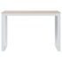 vidaXL Computer Desk White and Oak 110x60x73 cm Engineered Wood - Image 3