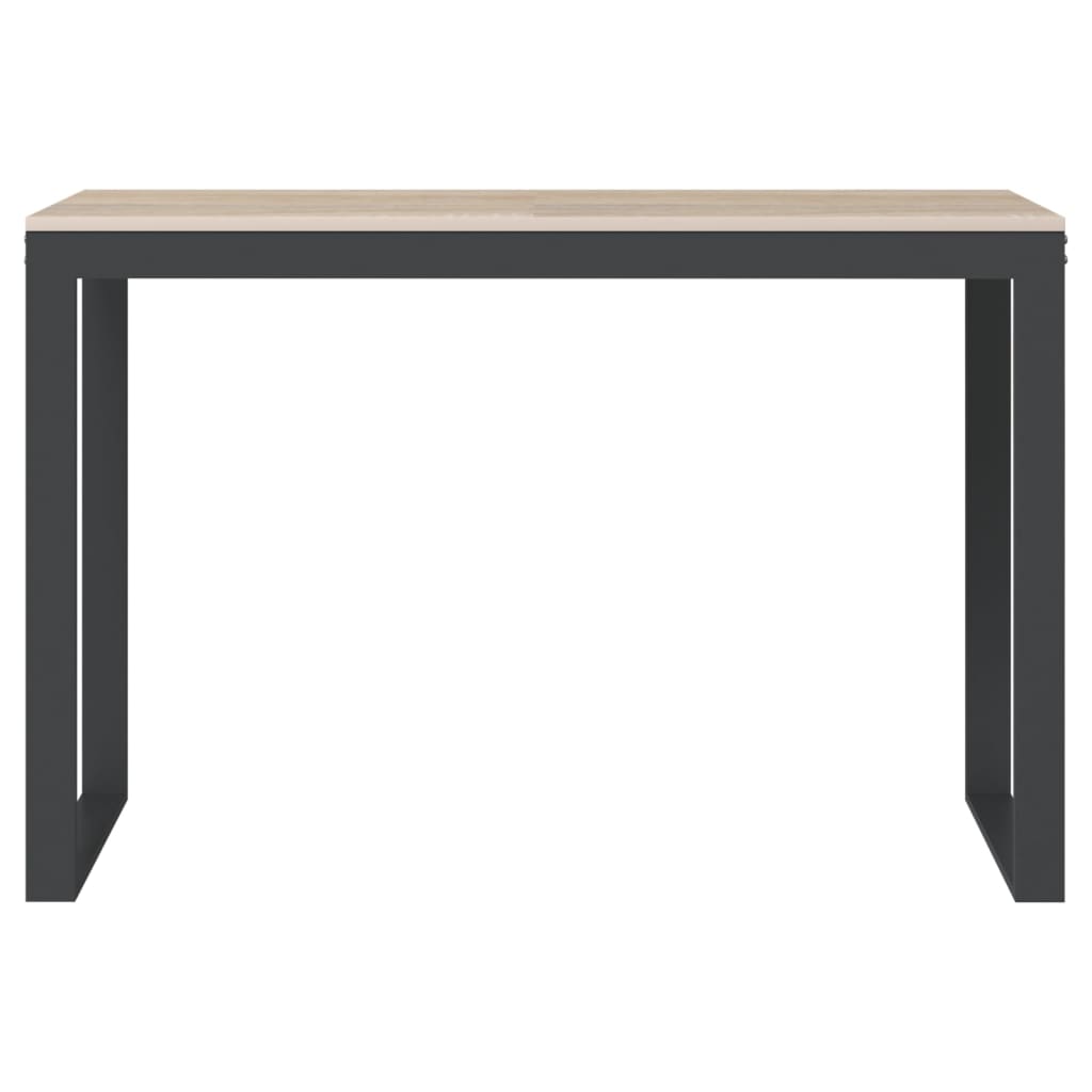 8720286652367_g_en_hd_1 vidaXL Computer Desk Black and Oak 110x60x73 cm Engineered Wood - Image 3
