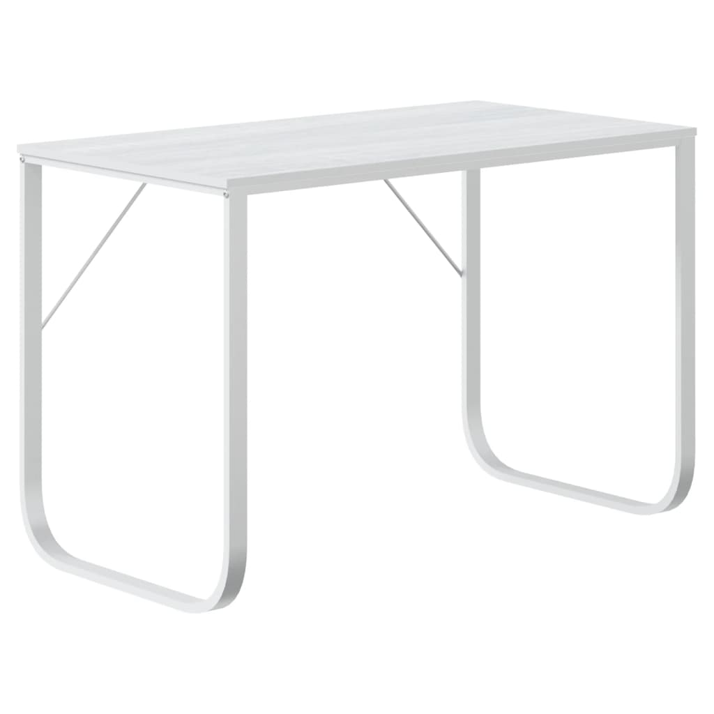 8720286652381_a_en_hd_1 vidaXL Computer Desk White 110x60x73 cm Engineered Wood - Image 2
