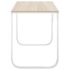 vidaXL Computer Desk White and Oak 110x60x73 cm Engineered Wood - Image 4