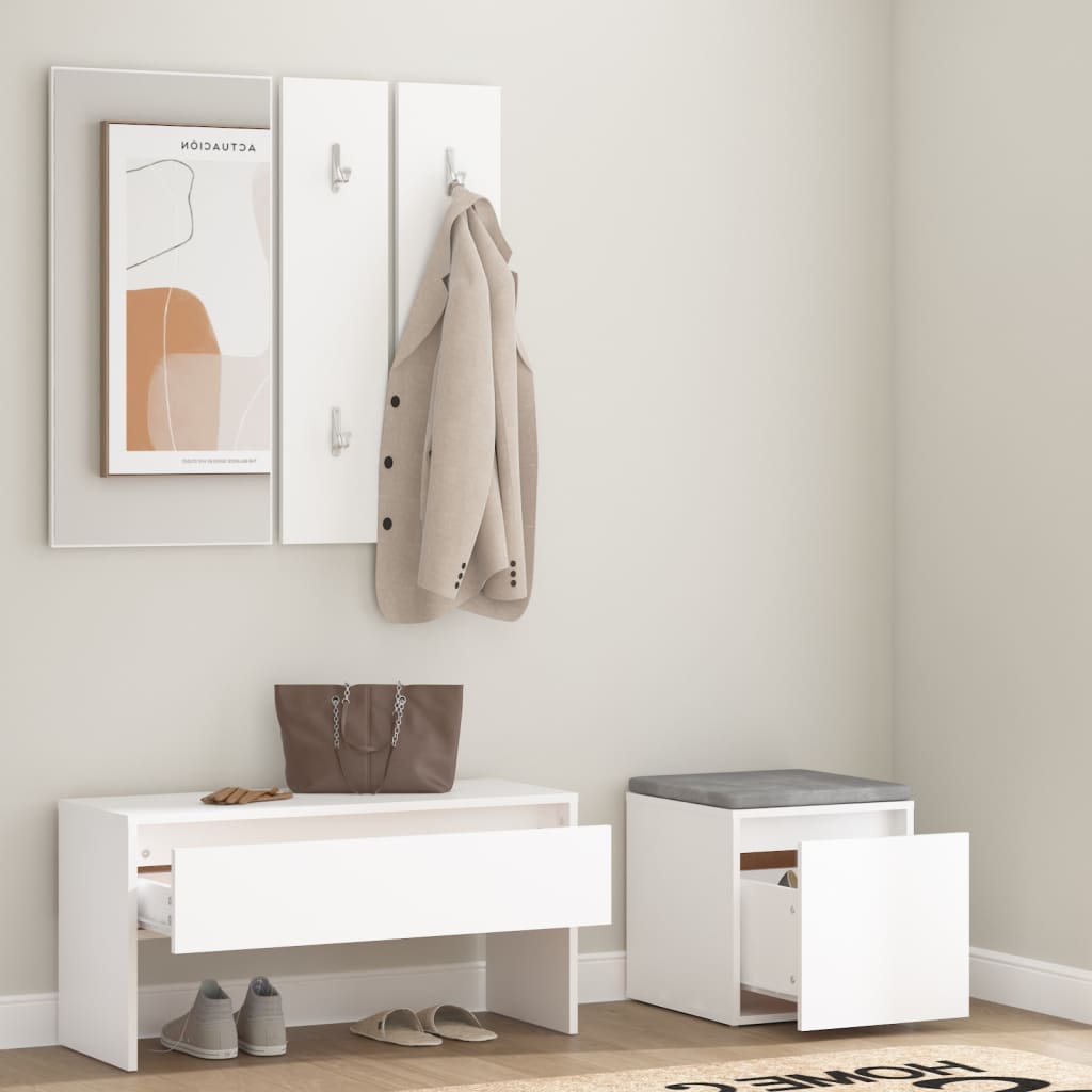 8720286661123_g_en_hd_1 vidaXL Hallway Furniture Set White Engineered Wood - Image 4