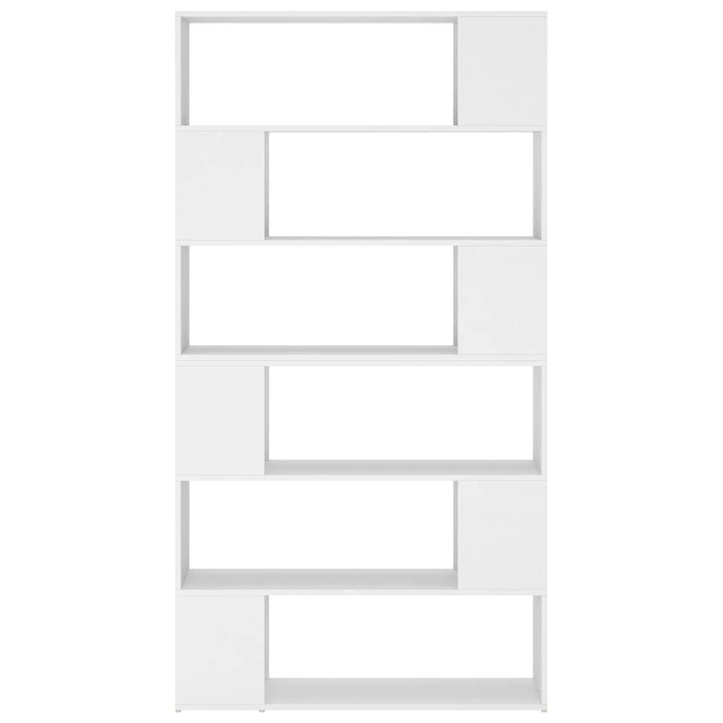 8720286661390_g_en_hd_3 vidaXL Book Cabinet Room Divider White 100x24x188 cm - Image 6